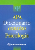 APA. Diccionario conciso de psicología.
