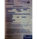 Paquete de 10 hojas de registro de PECC, Prueba para la evaluación de la cognición cotidiana